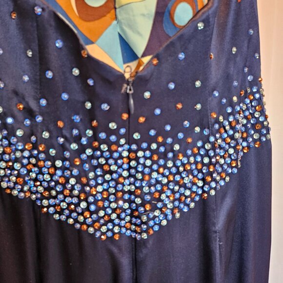 Tony Bowls Evening / Pageant Gown, with flaws (was $4,200 new!!!), Size 0 - Picture 10 of 11